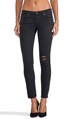 AG Jeans The Legging in Destroyed Black REVOLVE