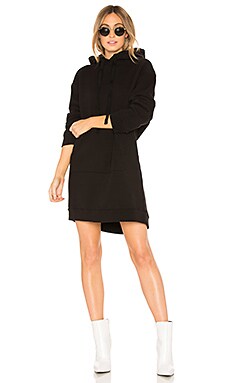 black dress hoodie