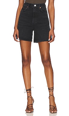 AGOLDE Stella High Rise Baggy Short in Makeshift REVOLVE