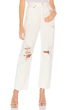 trendy white jeans