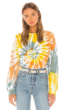 AGOLDE Balloon Sleeve Sweatshirt in Swirl REVOLVE