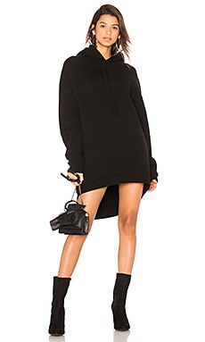 AGOLDE High Low Hoodie in Black REVOLVE