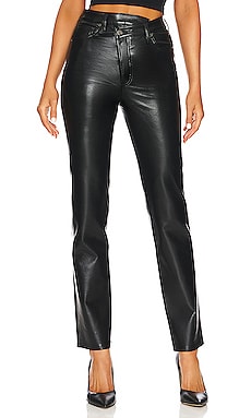 . Black Size 23 Revolve Donna Abbigliamento Pantaloni e jeans Pantaloni Pantaloni di pelle Recycled Leather Lyle Low Rise Slim in also in 24, 25, 26, 27, 28, 29, 30, 31, 32, 33 