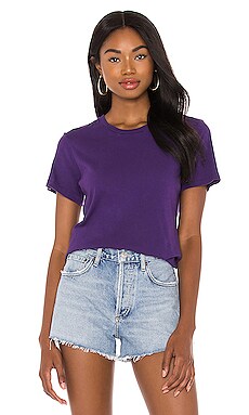 AGOLDE Mariam Tee in Grape Juice REVOLVE