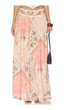 Revolve Agua Bendita x REVOLVE X Revolve Tropic Maxi Skirt in Pink from Revolve.com