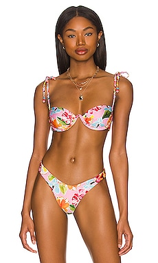 x REVOLVE Donna Bikini Top Agua Bendita $132 BEST SELLER