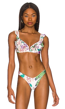 x REVOLVE Malena Bikini Top Agua Bendita $85 
