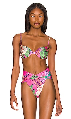 x REVOLVE Irene Bikini Top Agua Bendita $121 