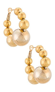 Product image of Anton Heunis Ball Hoop Earring. Click to view full details