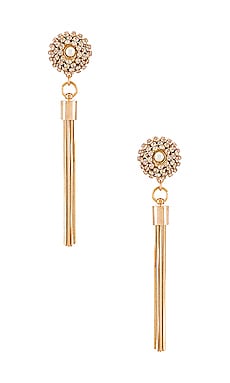 Product image of Anton Heunis Tassel Crystal Done Earring. Click to view full details