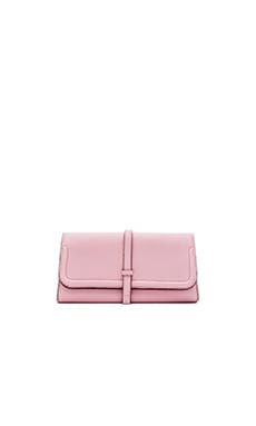 Annabel Ingall Charlotte Clutch in Rose | REVOLVE