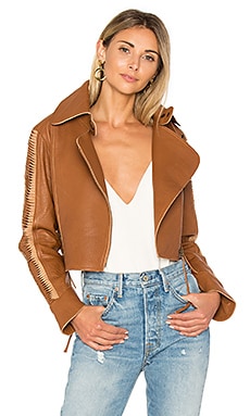 Aje leather outlet jacket