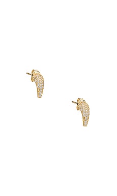 Mini Pave Tusk Stud Earring Adina's Jewels $18 (FINAL SALE) 