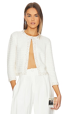 Product image of Alice + Olivia Akira Embellished Cardigan. Click to view full details