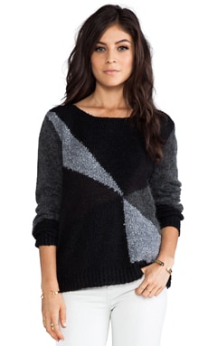 Free People Kennedy Pullover in Midnight Sail