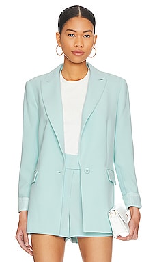 Product image of Alice + Olivia Justine Roll Cuff Blazer. Click to view full details