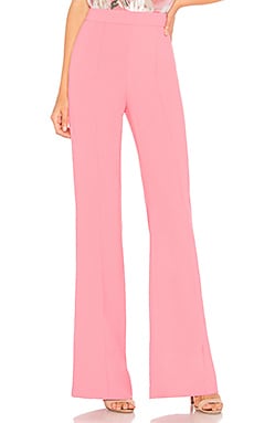 Good American Always Fits Plisse Pant in Fuchsia Pink001