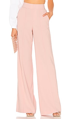 Alice + Olivia Dylan High Waisted Fitted Pant in Blush