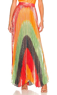 Katz Pleated Maxi Skirt