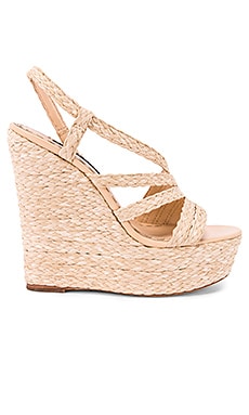 Alice + Olivia Tenley Wedge in Light Natural & Deserto | REVOLVE