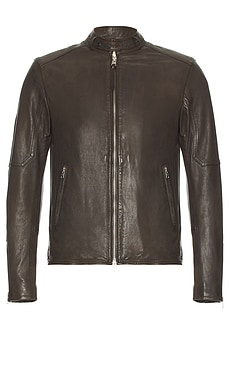 Cora leather outlet jacket