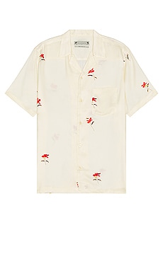 ALLSAINTS Eivissa Short Sleeve Shirt in Ecru | REVOLVE