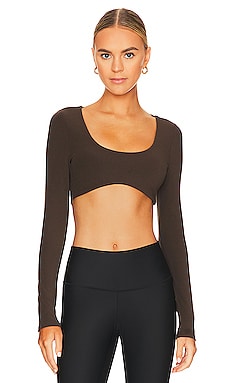 Alo Yoga Womens Revolve Crop Tee : : Clothing, Shoes