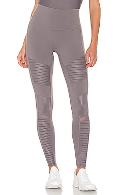 Alo Yoga Women's High Waist Moto Legging Fitted, Purple Dusk, Large :  : Clothing, Shoes & Accessories