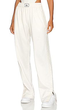 Zipper Detail Cargo Pants in White