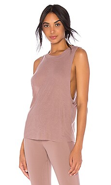 alo Heat Wave Tank in Smoky Quartz REVOLVE