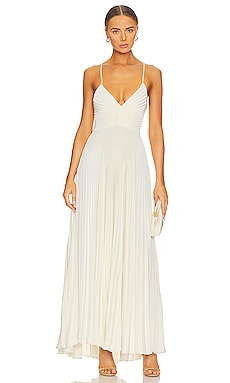 Shona Joy Leilani Halter Tie Maxi Dress in Pacific