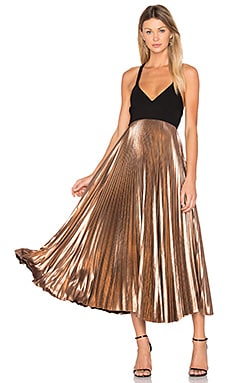 Alc gold hotsell pleated skirt