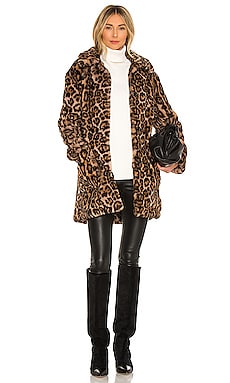 alc leopard coat