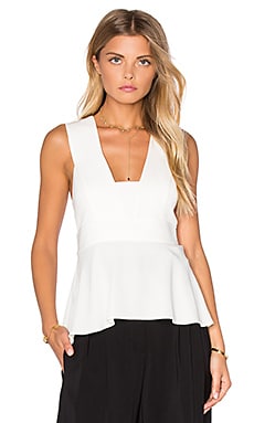 A.L.C. Leigh Top in White