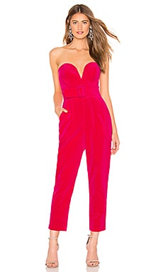 Amanda uprichard store velvet jumpsuit