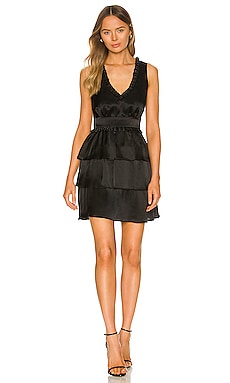 Show Me Your Mumu Jasmine Halter Mini Dress in Black