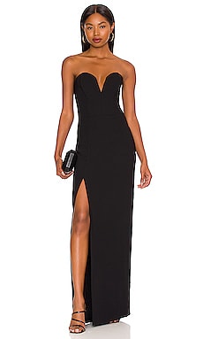 Marian Gown in Black. Revolve Women Clothing Dresses Evening dresses 