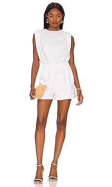 Product image of Amanda Uprichard Kent Romper. Click to view full details