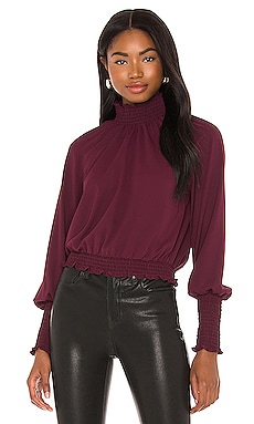 Amanda Uprichard BLUSA BENTLEY en Wine