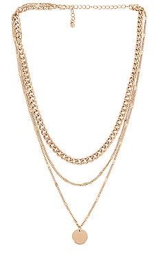 Chain Layered Necklace Amber Sceats $79 