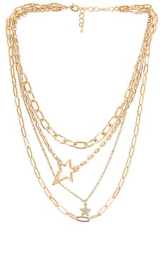 Multi Star Necklace Amber Sceats $67 