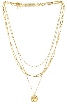 x REVOLVE Layered Necklace Amber Sceats $79 
