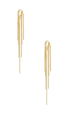 x REVOLVE Long Fringe Earringss Amber Sceats $52 