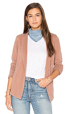 SPANX Ponte Asymmetric Tailored Blazer in Toffee