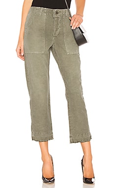 AMO Army Babe Pant in Gray Green