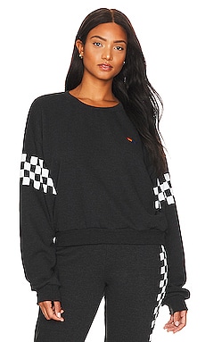 Product image of Aviator Nation Check 2 Sleeve Relaxed Sweatshirt. Click to view full details