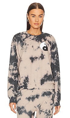 Product image of Aviator Nation Hand Dyed Yin Yang Crew. Click to view full details