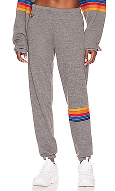 Product image of Aviator Nation Rainbow Stitch Sweatpants. Click to view full details