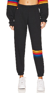 Rainbow Stitch Sweatpant Aviator Nation $156 