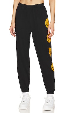 QUILTED SWEATPANTS - BLACK - Aviator Nation